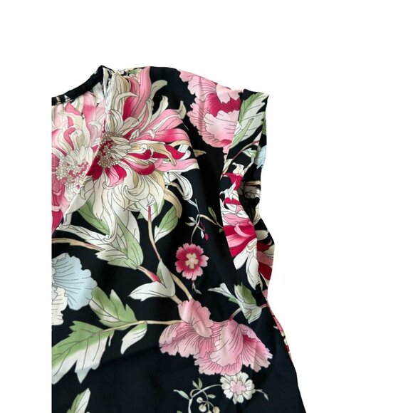Express Short Sleeve Floral Top Size XS - Picture 4 of 8